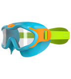 Unisex Kids Sea Squad Mask Tint-Lens Swim Goggles  For Tot's (Age Range -  2-6 Years) - Blue & Green