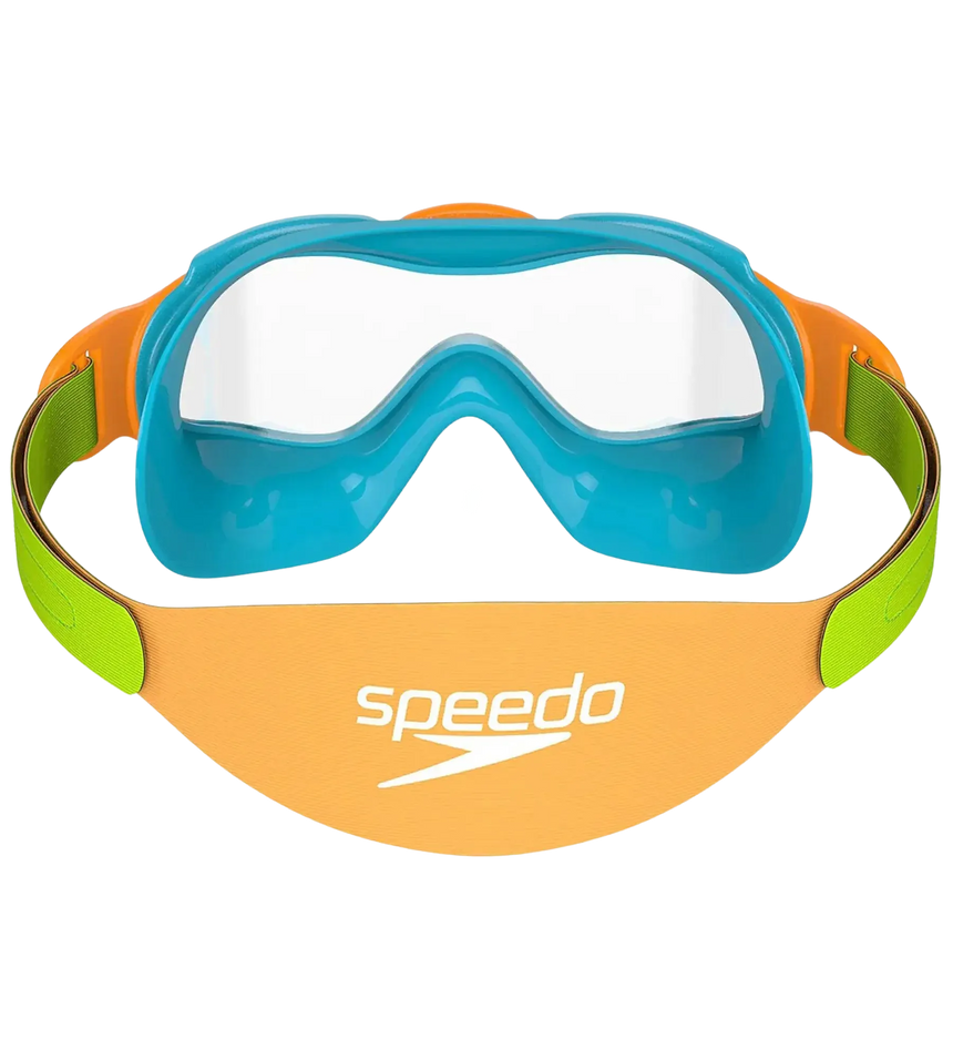 Unisex Kids Sea Squad Mask Tint-Lens Swim Goggles  For Tot's (Age Range -  2-6 Years) - Blue & Green