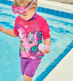Unisex Kids Sea Squad Mask Tint-Lens Swim Goggles For Tot's (Age Range -  2-6 Years) - Pink
