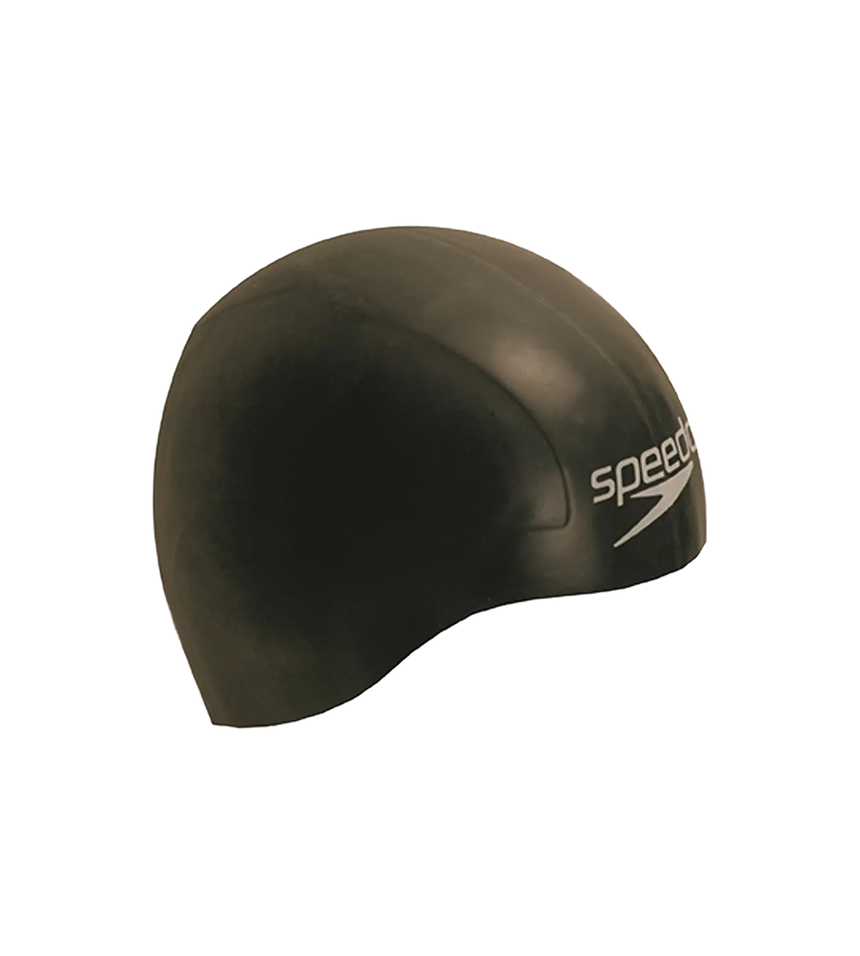Unisex Aqua V Drag Reducing Racing Swim Cap For Men and Women - Black