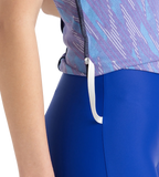 Women's Endurance 10 Hyperboom Printed Racerback Swimdress With Boyleg - True Navy & True cobalt