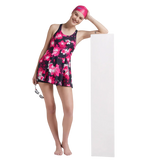 Women's Endurance 10 Racerback Swimdress With Boyleg - Speedo Navy & Fluo Pink