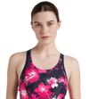 Women's Endurance 10 Racerback Swimdress With Boyleg - Speedo Navy & Fluo Pink