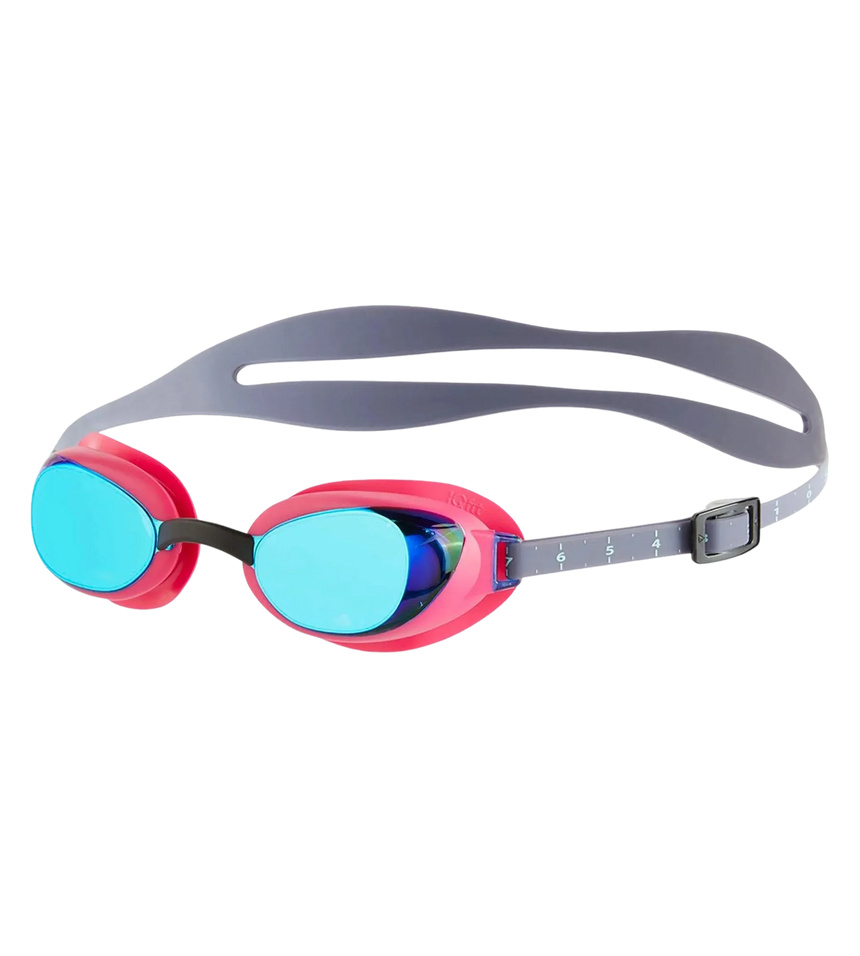 Unisex Adult Aquapure Mirror Swim Goggle - Pink & Blue