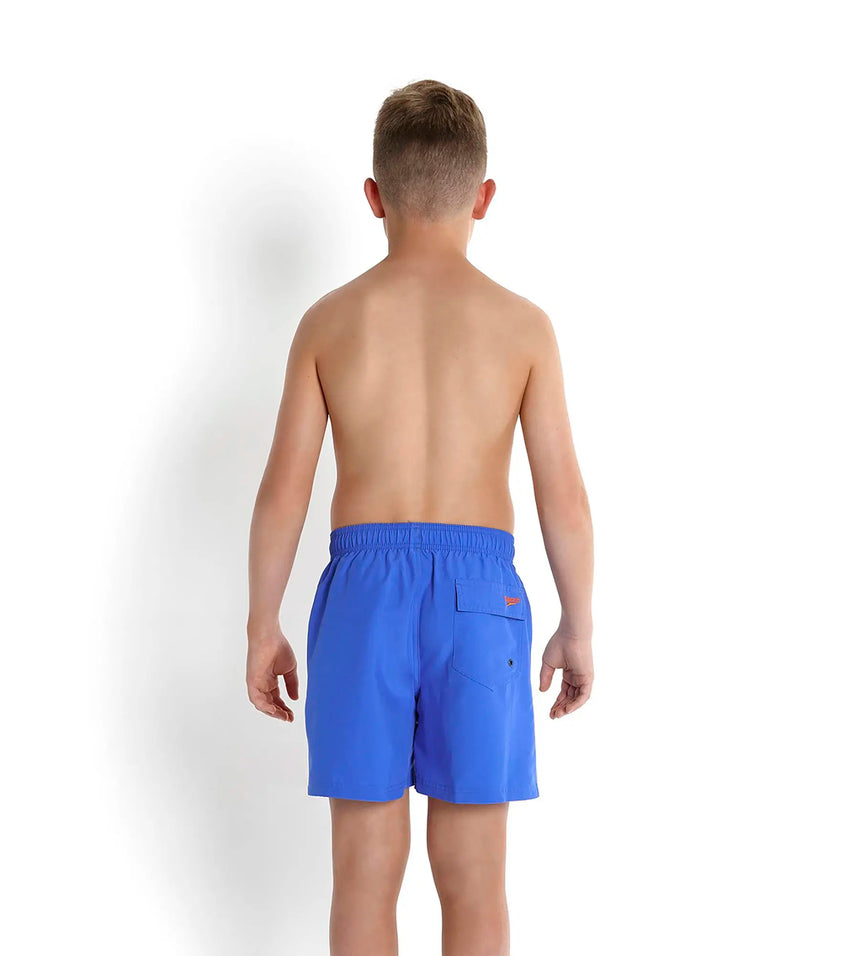 Boy's 100% Polyester Boombastic Graphic Printed Leisure Watershorts - Deep Peri & Peel