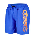 Boy's 100% Polyester Boombastic Graphic Printed Leisure Watershorts - Deep Peri & Peel