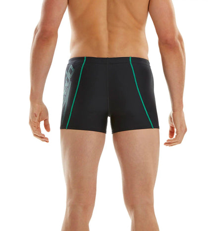 Men's Endurance 10 Logo Panel Aquashort - Navy & Emerald_3