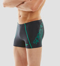 Men's Endurance 10 Logo Panel Aquashort - Navy & Emerald