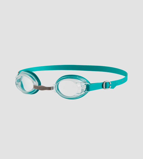 Unisex Adult Jet Clear-Lens Swim Goggles - Green & Clear