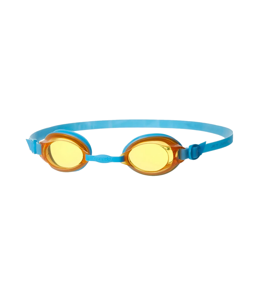 Unisex Kids Jet Tint-Lens Goggles (Age Range -  6-14 Years) - Blue & Orange
