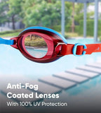 Unisex Kids Jet Tint-Lens Goggles (Age Range -  6-14 Years) - Blue & Orange