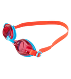 Unisex Kids Jet Tint-Lens Goggles (Age Range -  6-14 Years) - Turquoise & Lava Red