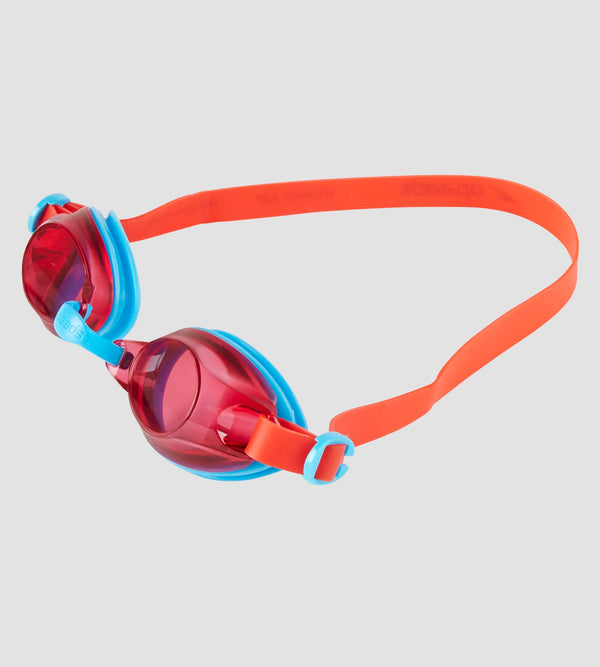 Unisex Kids Jet Tint-Lens Goggles (Age Range -  6-14 Years) - Turquoise & Lava Red