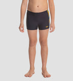 Boy's Endurance 10 Logo Panel Print Aquashort - True Navy & Mango