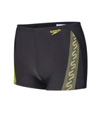 Boy's Endurance 10 Monogram Aquashort - Black & Wild Lime_4