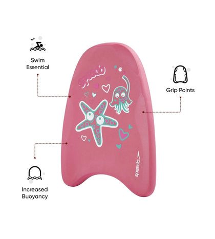 Sea Squad Practice Kicking and Strength Building Kick Board Training Aid For Boys and Girls - Pink