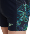 Boy's Endurance 10 Jelly Fish Panel Print Aquashort - True Navy & Aquarium