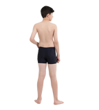 Boy's Endurance 10 Hyperboom Panel Print Aquashort - True Navy & Harlequin Green