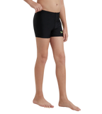 Boy's Endurance10 Hyperboom Panel Print Aquashort - Black, Turkish Sea & Hyper Yellow