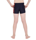 Boy's Endurance 10 Hyperboom Panel Aquashort - True Navy & Fed Red