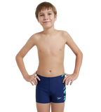 Boy's Endurance10 Hyperboom Panel Print Aquashort - Harmony, True Navy & Cobalt Pop