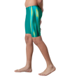 Boy's Endurance10 Side Panel Print Jammer - Kai Green & Lemon Drizzle