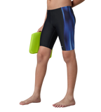 Boy's Endurance10 Side Panel Print Jammer - True Navy & Periwinkle Blue