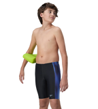 Boy's Endurance10 Side Panel Print Jammer - True Navy & Periwinkle Blue