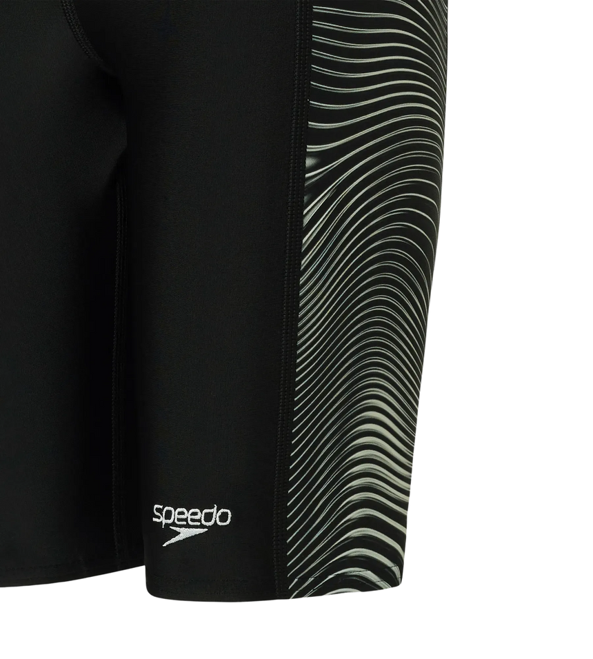 Boy's Endurance10 Side Panel Print Jammer - Black & White