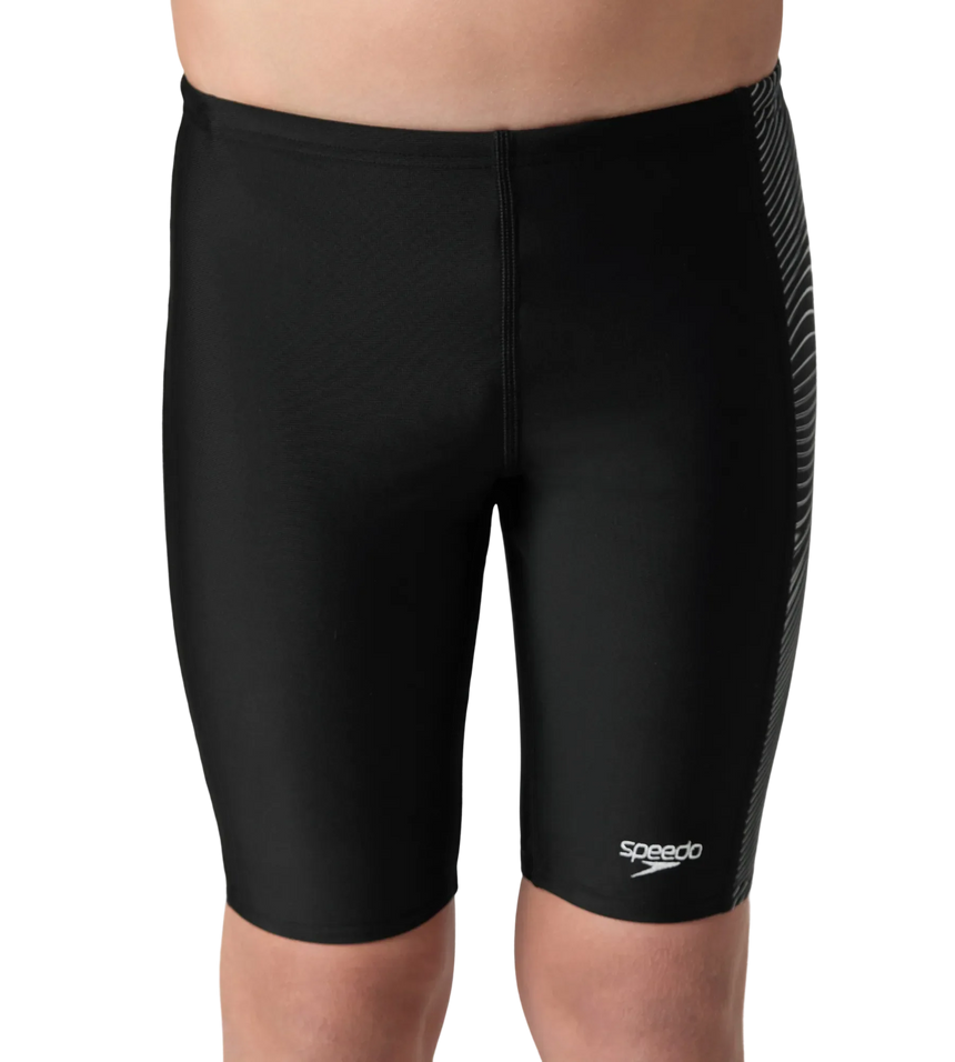 Boy's Endurance10 Side Panel Print Jammer - Black & White