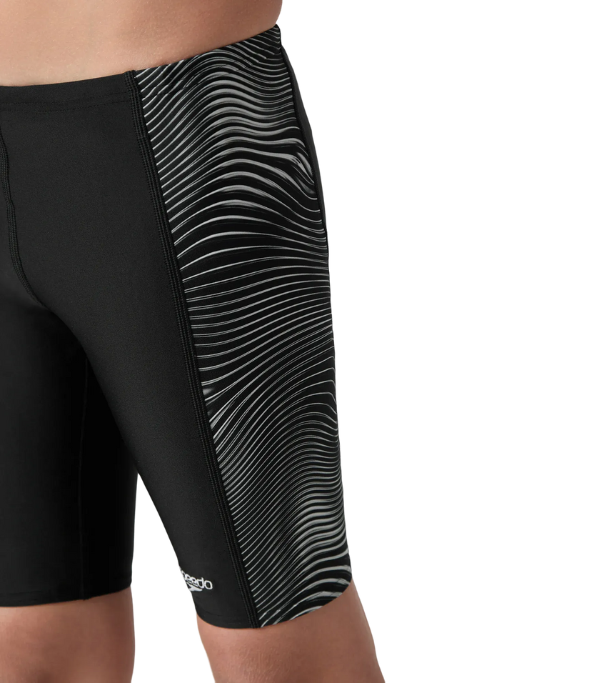 Boy's Endurance10 Side Panel Print Jammer - Black & White