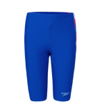 Boy's Endurabrite Side Panel Print Jammer - Deep Saffire & Periwinkle Blue