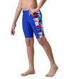 Boy's Endurabrite Side Panel Print Jammer - Deep Saffire & Periwinkle Blue