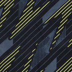Boy's Endurance 10 Hyperboom Panel Print Jammer - Black & Lemon Drizzle