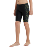 Boy's Endurance 10 Hyperboom Panel Print Jammer - Black & Lemon Drizzle