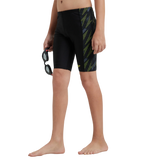 Boy's Endurance 10 Hyperboom Panel Print Jammer - Black & Lemon Drizzle