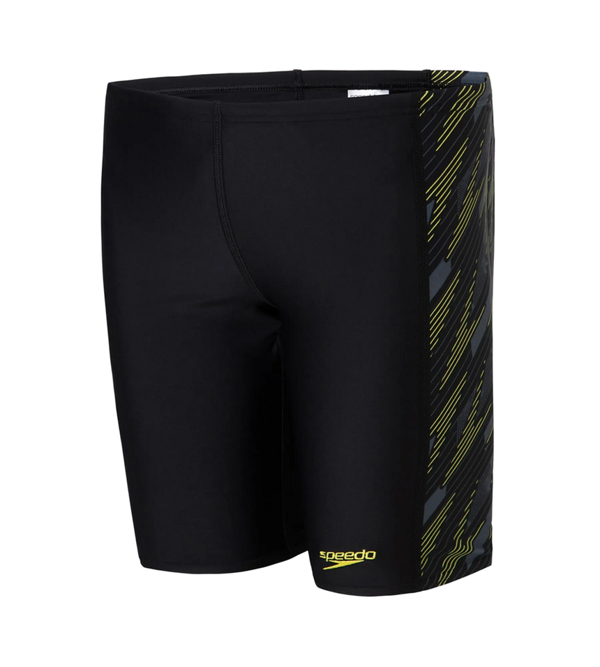 Buy Speedo Hyper Boom Jammer Black-Lemon-Drizzle-Usa-Charcoal