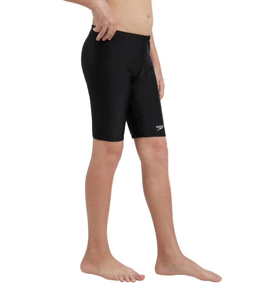 Boy's Endurance10 Side Panel Digital Print Jammer - Black, Anthracite & Arctic Glass