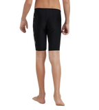 Boy's Endurance10 Side Panel Digital Print Jammer - Black, Anthracite & Arctic Glass