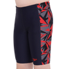 Boy's Endurance 10 Hyperboom Panel Print Jammer - True Navy & Fed Red