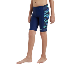 Boy's Endurance10 Side Panel Hyperboom Print Jammer - Harmony, True Navy & Cobalt Pop