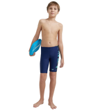 Boy's Endurance10 Side Panel Hyperboom Print Jammer - Harmony, True Navy & Cobalt Pop
