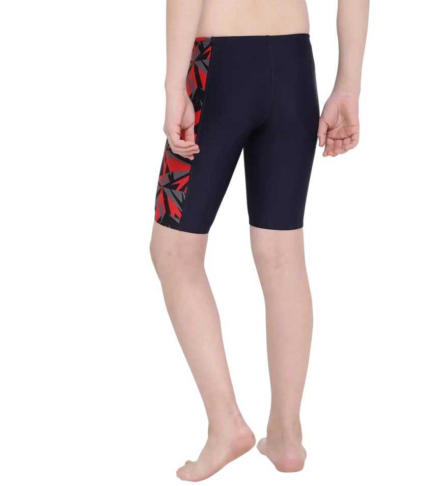 Men's Endurance+ Logo Graphic Splice Aquashort - Black & Fluo Green