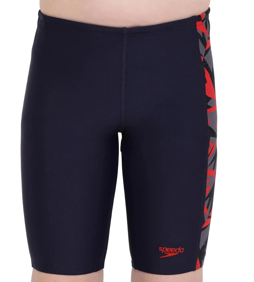 Men's Endurance+ Logo Graphic Splice Aquashort - Black & Fluo Green