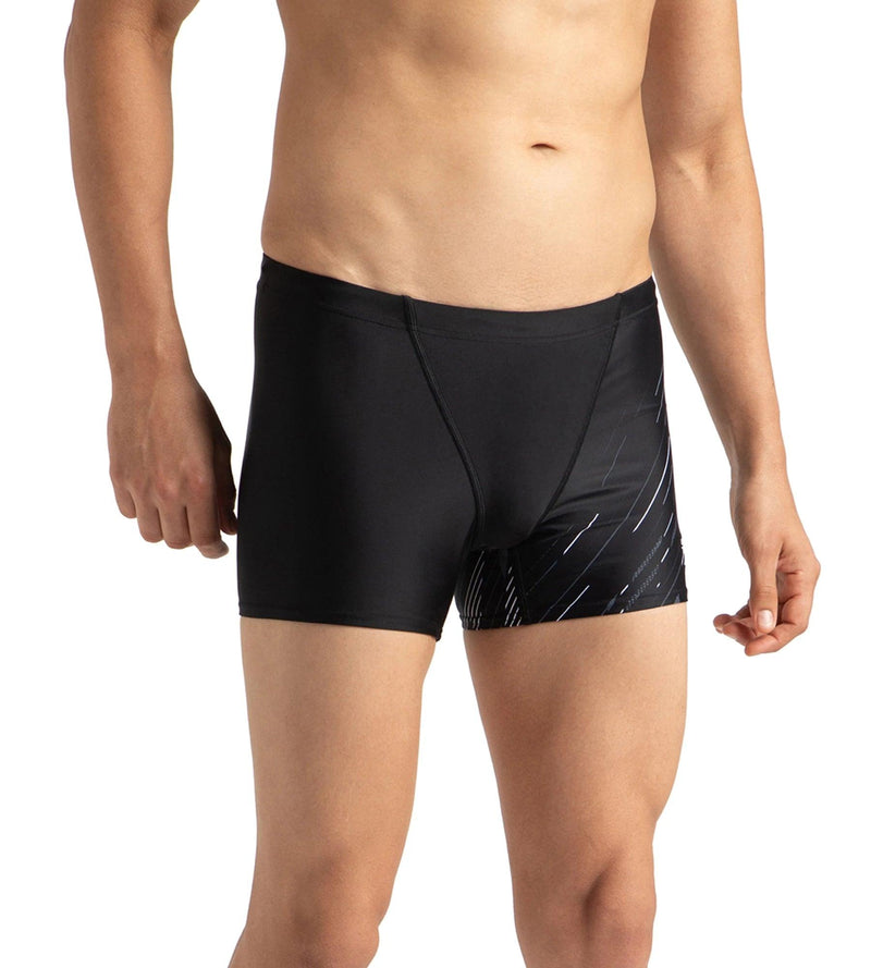 Buy Speedo Hyper Boom V Cut Aquashort Black-Usa-Charcoal
