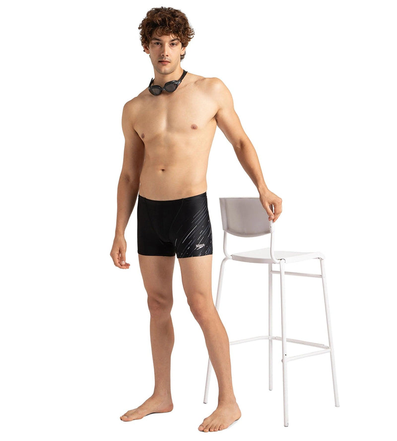 Buy Speedo Hyper Boom V Cut Aquashort Black-Usa-Charcoal
