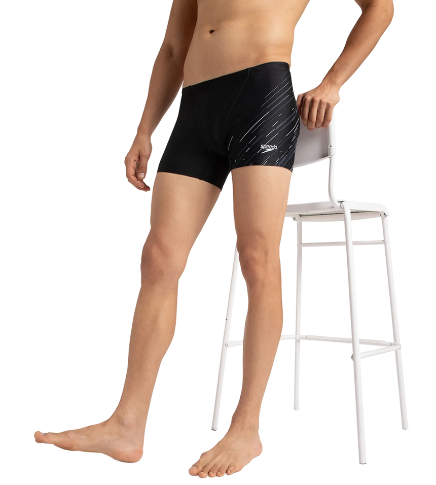 Men's Endurance 10 Hyperboom V Cut Aquashort - Black & Usa Charcoal