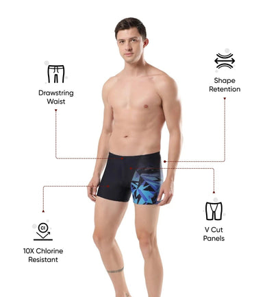 Men's Endurance 10 Hyperboom V Cut Aquashort - True Navy & Blue Flame