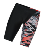 Men's Endurance10 Hyperboom Print V-Cut Jammer - Black & High Risk Red