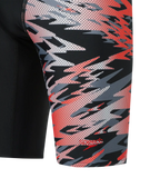 Men's Endurance10 Hyperboom Print V-Cut Jammer - Black & High Risk Red